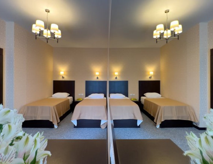 СЕМЕЙНЫЙ 4-МЕСТНЫЙ 3-КОМНАТНЫЙ - Отель «Жоэквара» Гагра