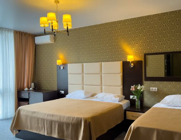 СТАНДАРТНЫЙ 3-МЕСТНЫЙ 1-КОМНАТНЫЙ - Отель «Жоэквара» Гагра