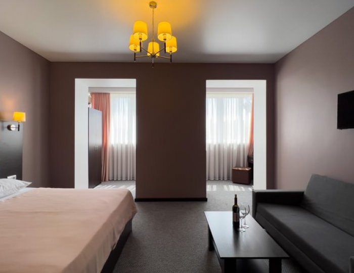 СТУДИЯ 2-МЕСТНЫЙ 1-КОМНАТНЫЙ (БЕЗ БАЛКОНА) - Отель «Жоэквара» Гагра