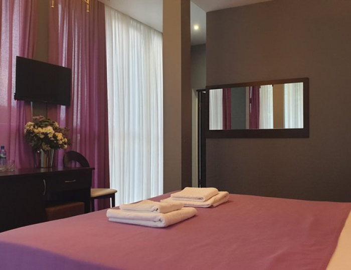 СТУДИЯ 2-МЕСТНЫЙ 1-КОМНАТНЫЙ (С БАЛКОНОМ) - Отель «Жоэквара» Гагра